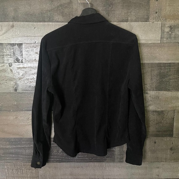 SOLD White Stag Suede Button Down Shirt Medium - Picture 2 of 2